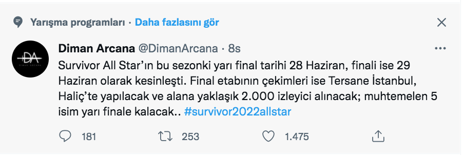 survivor 2022 all star finali ne zaman olacak nerede cekilecek